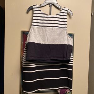 Women’s Crop Top and Pencil Skirt